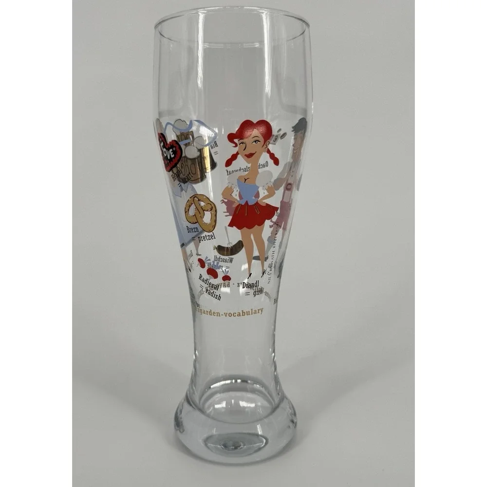 Ritzenhoff Beer Glass Weizen Collection Designer Nils Kunath 2006 Germany 9 1/4